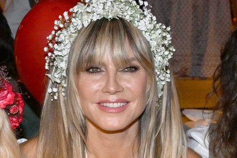 Wer feiern kann, kann auch arbeiten – das demonstrierte Heidi Klum am vergangenen Wochenende