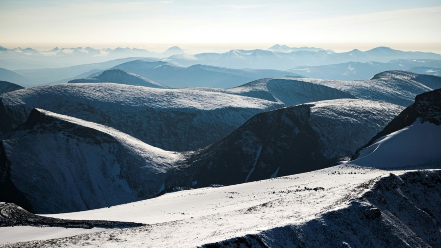 Berge im Norden Schwedens