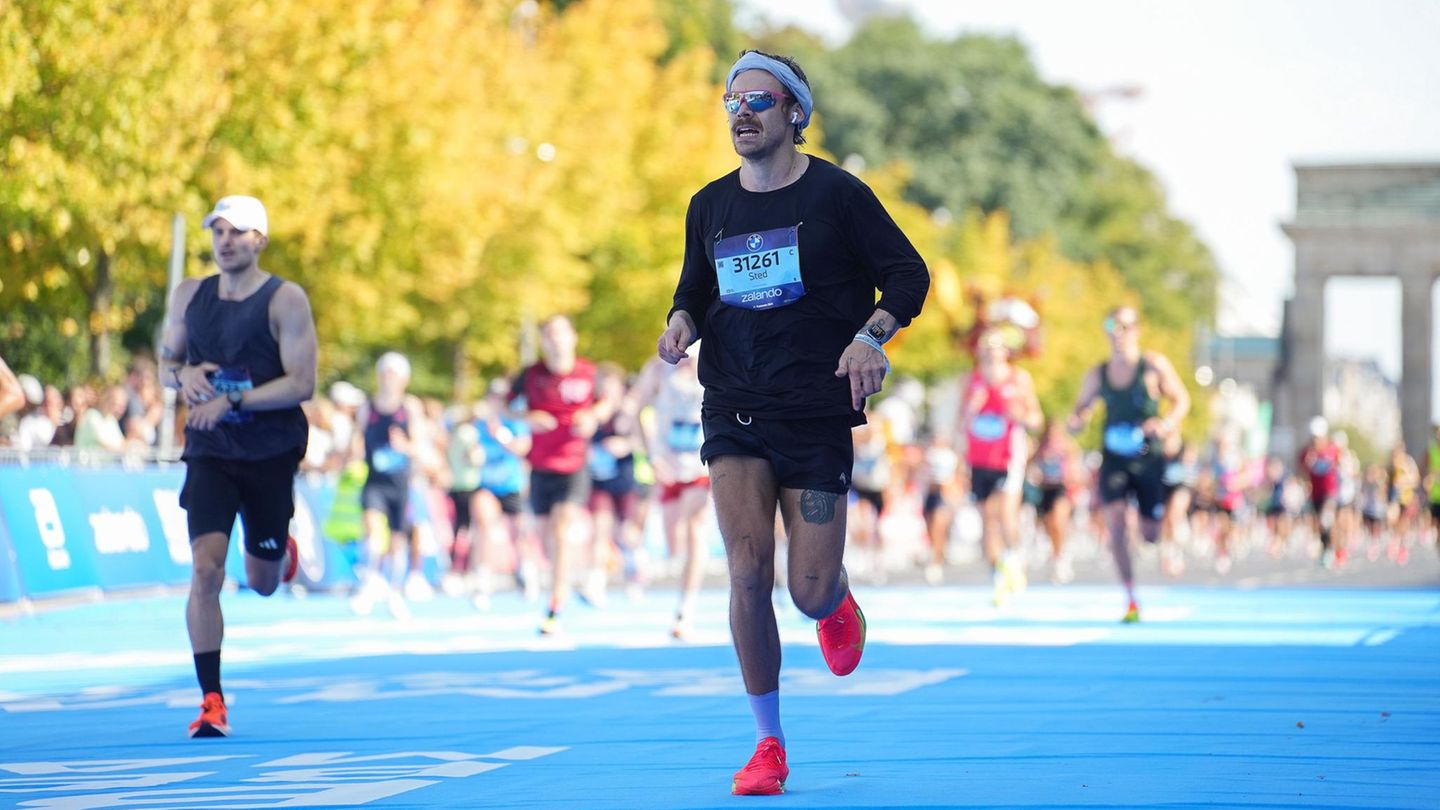 Harry Styles beim Marathon