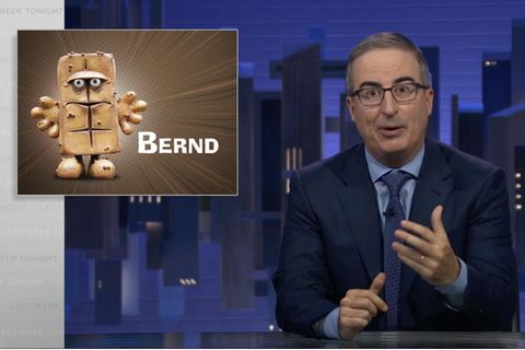 Bernd das Brot in der Late-Night-Show von John Oliver
