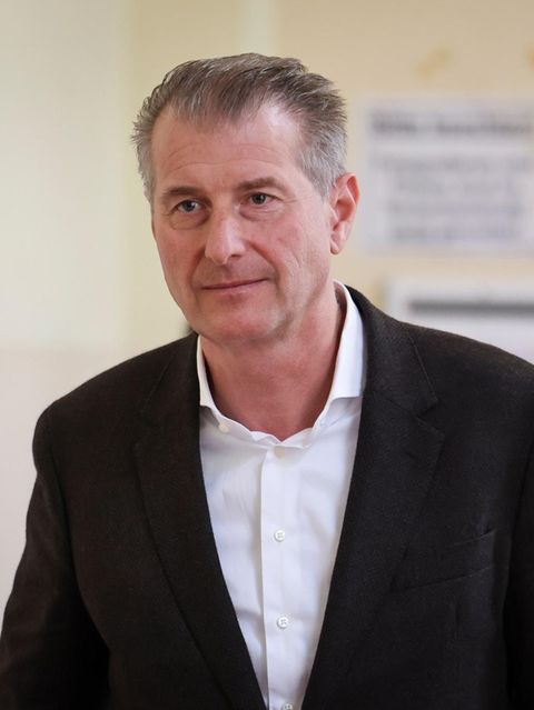 Stephan Hensel im Hamburger Landgericht im Prozess gegen Christina Block
