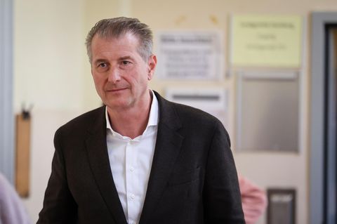 Stephan Hensel im Hamburger Landgericht im Prozess gegen Christina Block