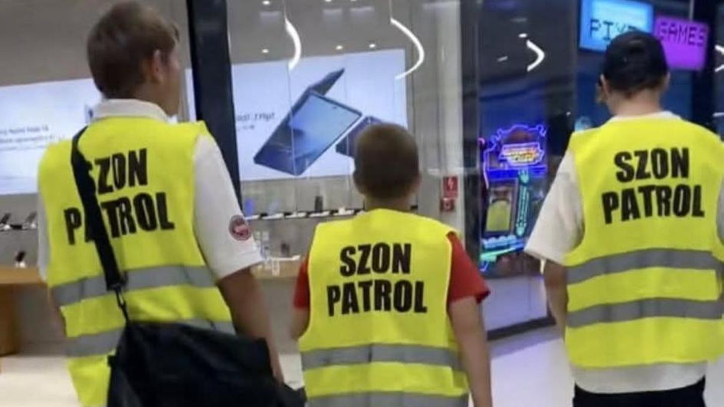 Mitglieder der sogenannten Szon Patrol in Polen