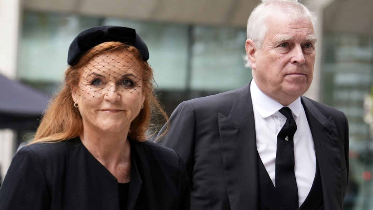 Sarah Ferguson und Prinz Andrew in London