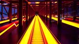 Rolltreppe der Zeche Zollverein in Essen