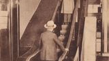Die erste Rolltreppe in Deutschland