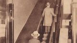 Die erste Rolltreppe in Deutschland