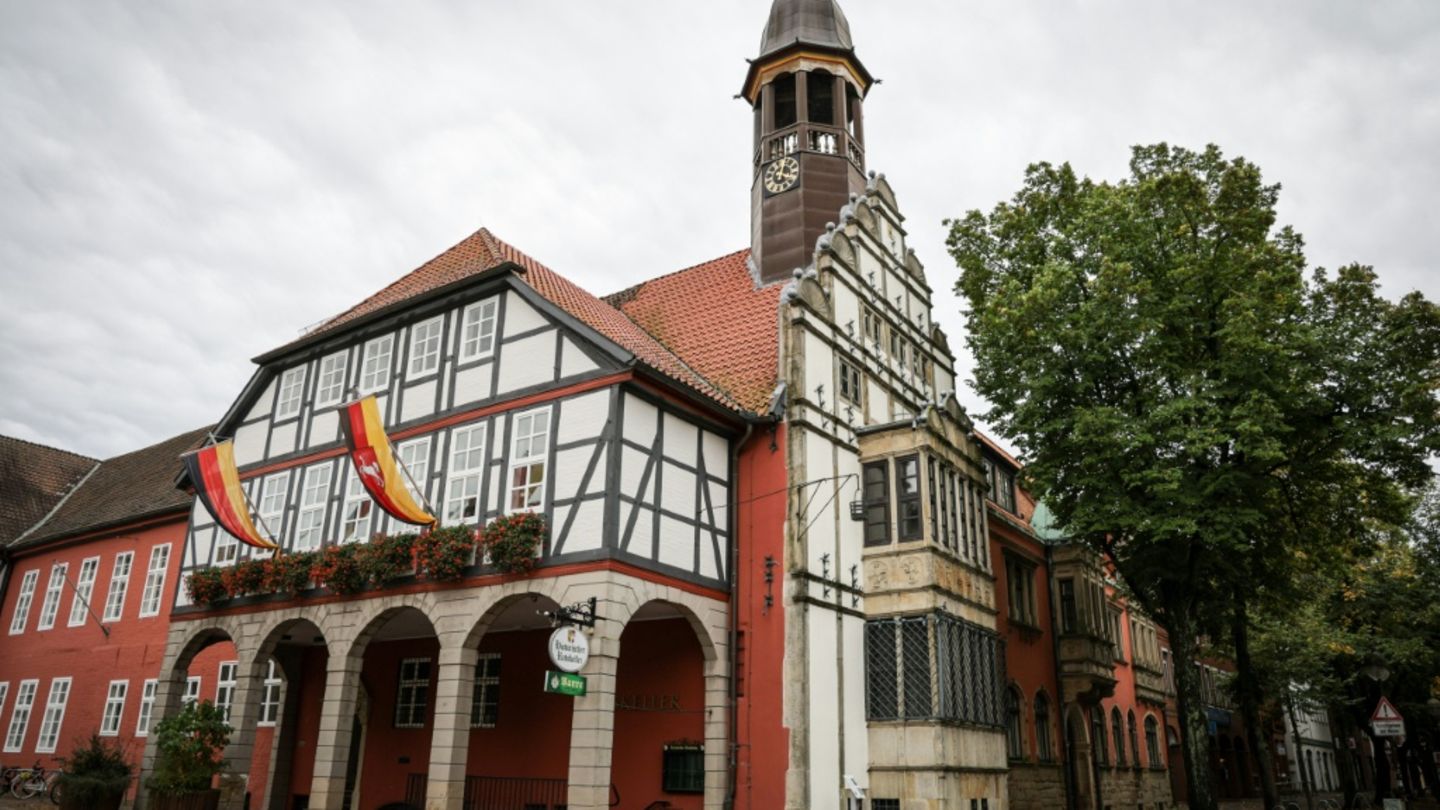 Rathaus in niedersächsischem Nienburg