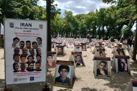 Bilder von hingerichteten Iranern