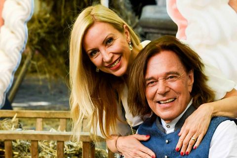Jürgen Drews mit seiner Ramona beim "HeidiFest" in München.