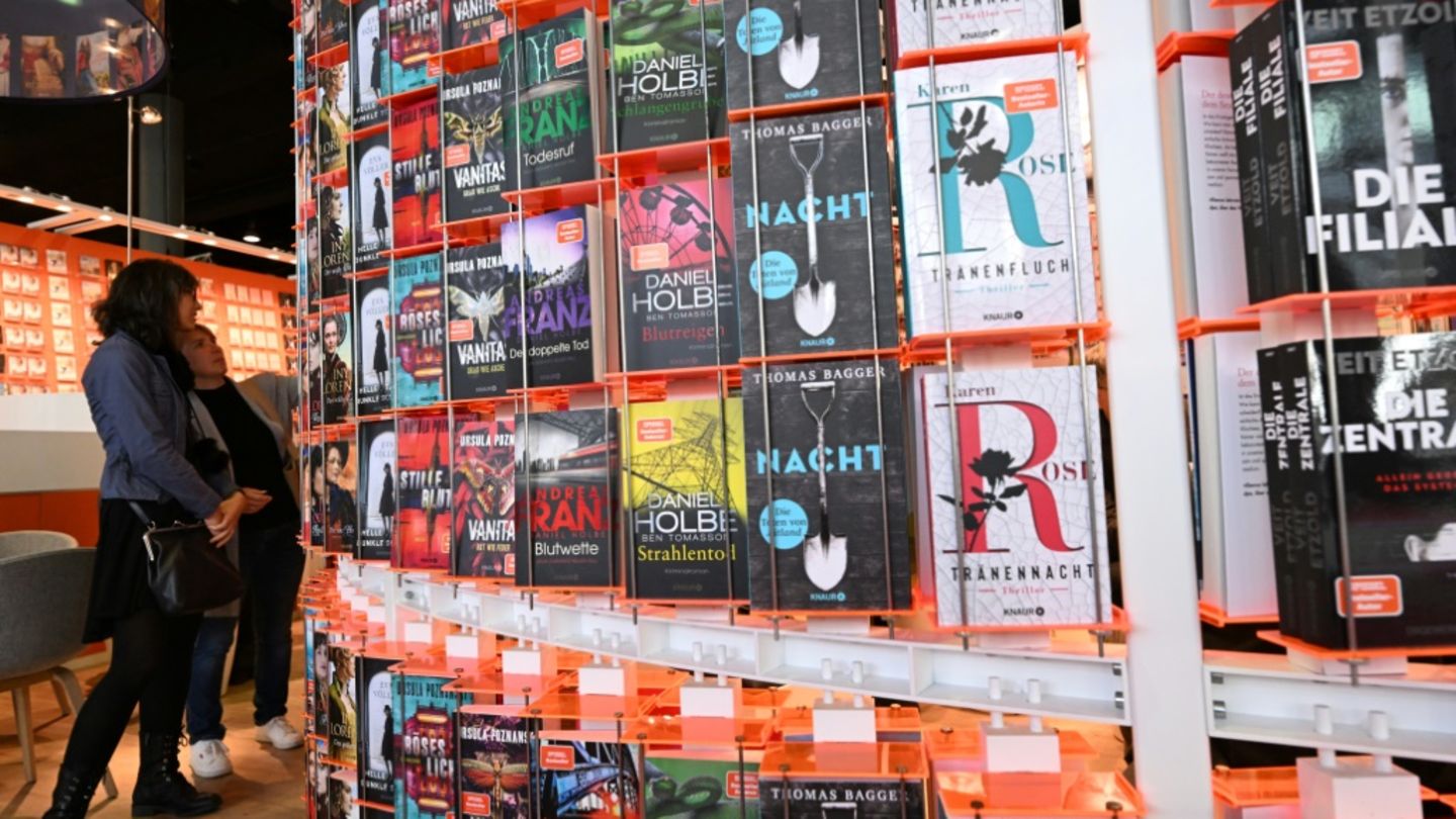 Bücher in einer Buchhandlung