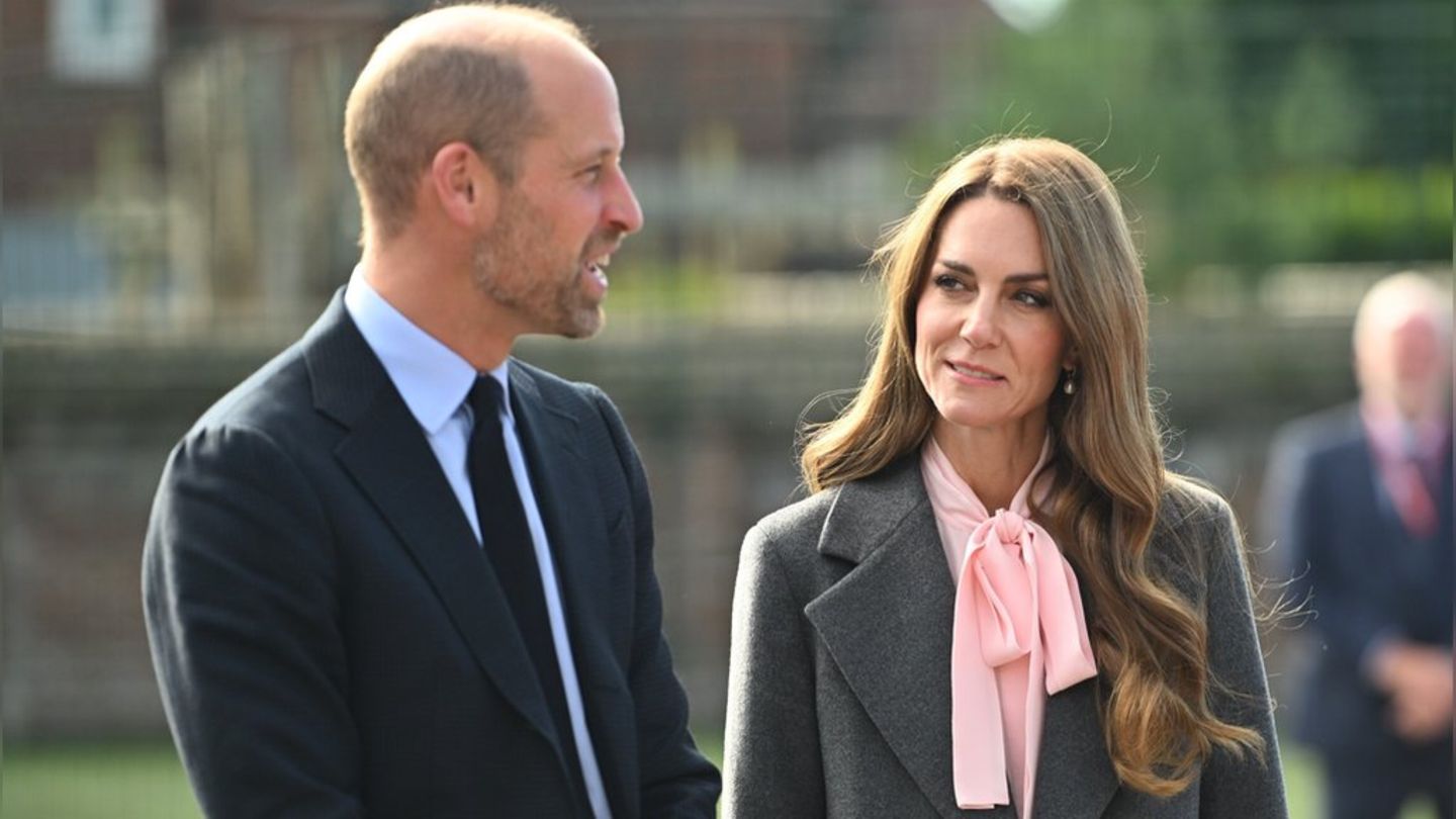 Prinz William und Prinzessin Kate haben am Dienstag eine Schule in Southport besucht.