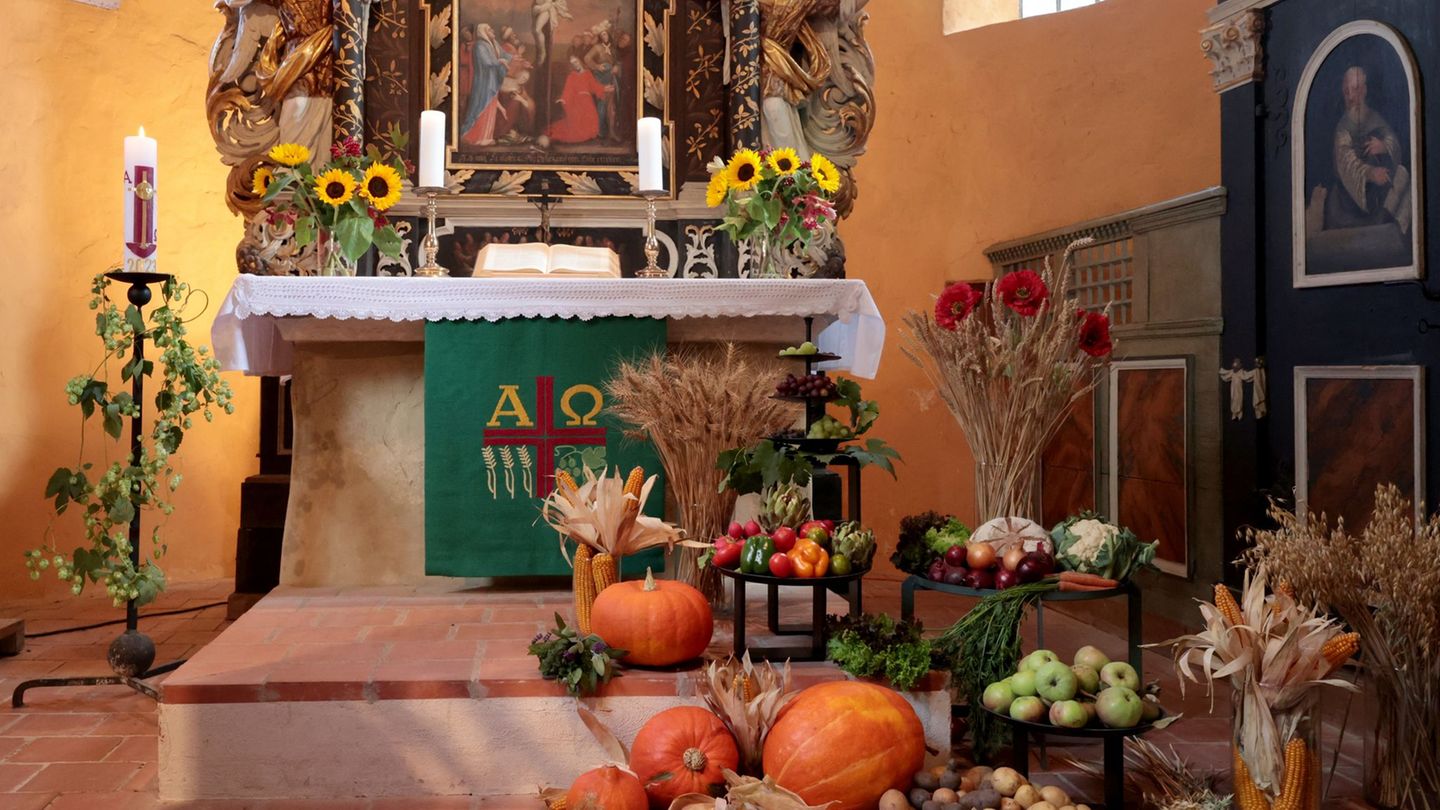 Mit Herbstbeginn feiern die Gemeinden der Evangelischen Kirche in Mitteldeutschland Erntedank, um an den engen Zusammenhang zwis