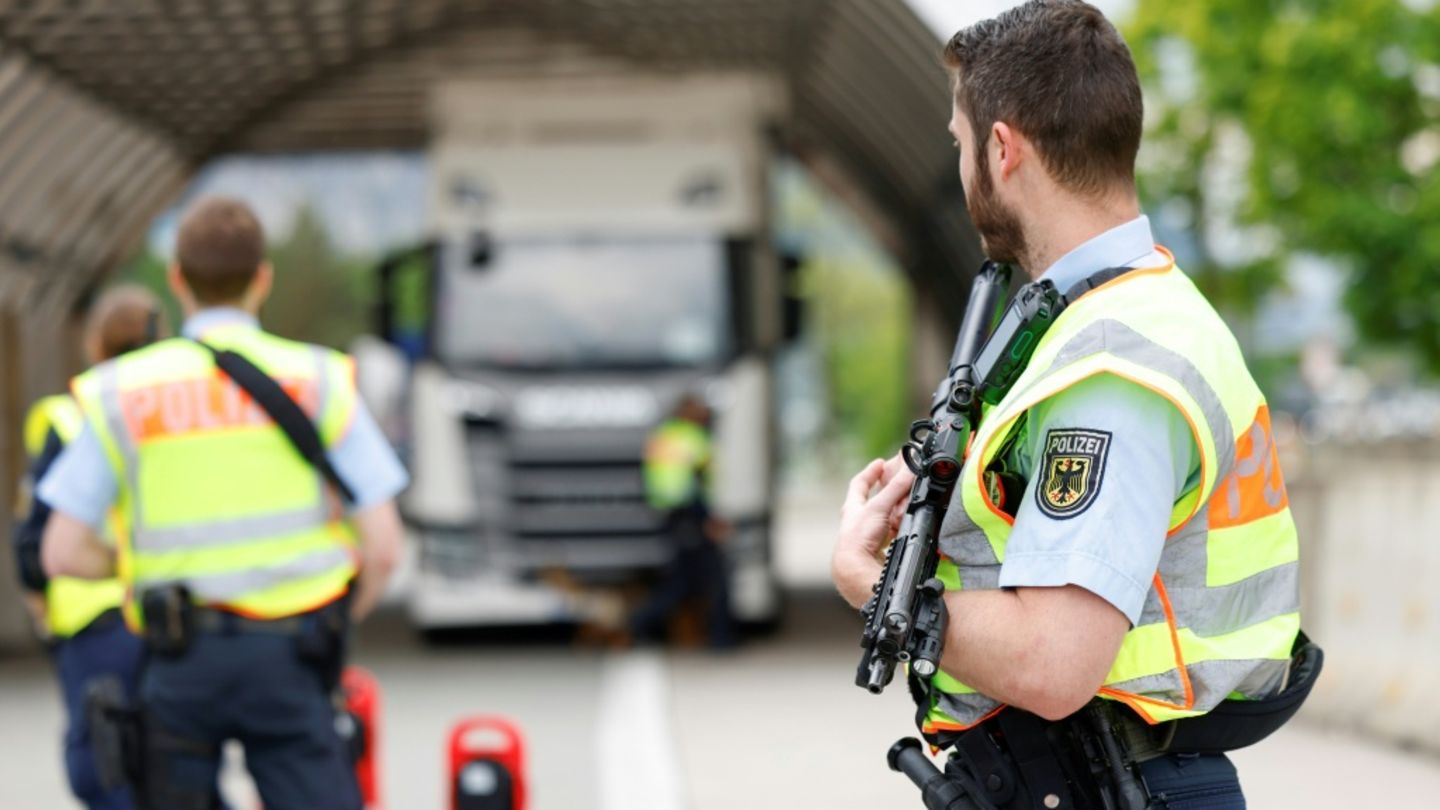 Grenzkontrolle in Kiefersfelden