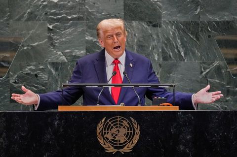 US-Präsident Donald Trump vor der UN-Generalversammlung in New York