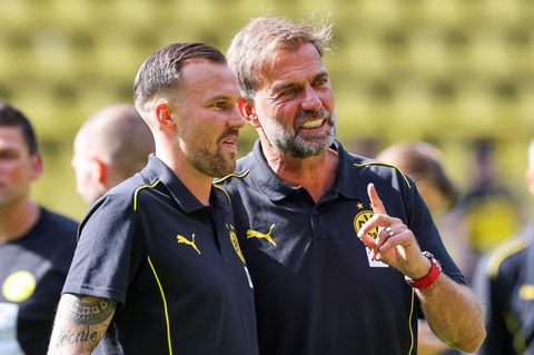 Kevin Großkreutz mit Jürgen Klopp