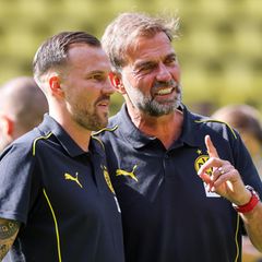 Kevin Großkreutz mit Jürgen Klopp