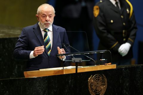 Brasiliens Staatschef Lula da Silva am Dienstag bei der UN-Generaldebatte in New York