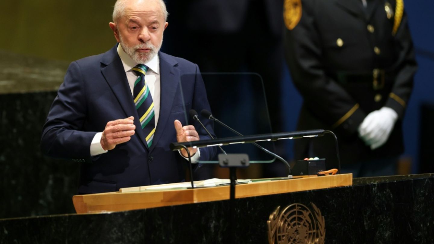 Brasiliens Staatschef Lula da Silva am Dienstag bei der UN-Generaldebatte in New York