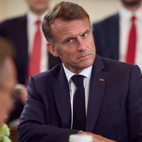 Emmanuel Macron reagierte gelassen auf eine Verzögerung.