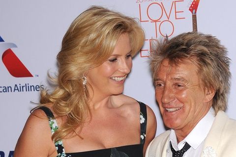 Rod Stewart und Penny Lancaster.