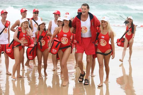 Die alte Hit-Serie "Baywatch" wird neu aufgelegt. (Archivbild) Foto: Ian Waldie/AAP/epa/dpa