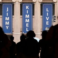 Blick auf das Studio von "Jimmy Kimmel Live!" auf dem Hollywood Boulevard in Los Angeles