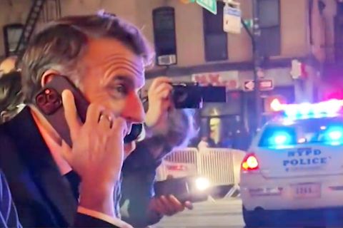 Macron steckt in New York fest – und ruft Trump direkt an