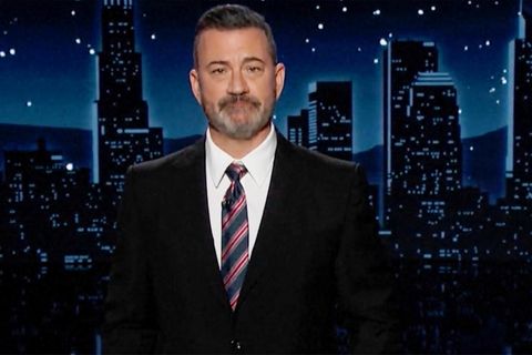 Den Tränen nahe: Jimmy Kimmel fängt seinen Kirk-Witz ein