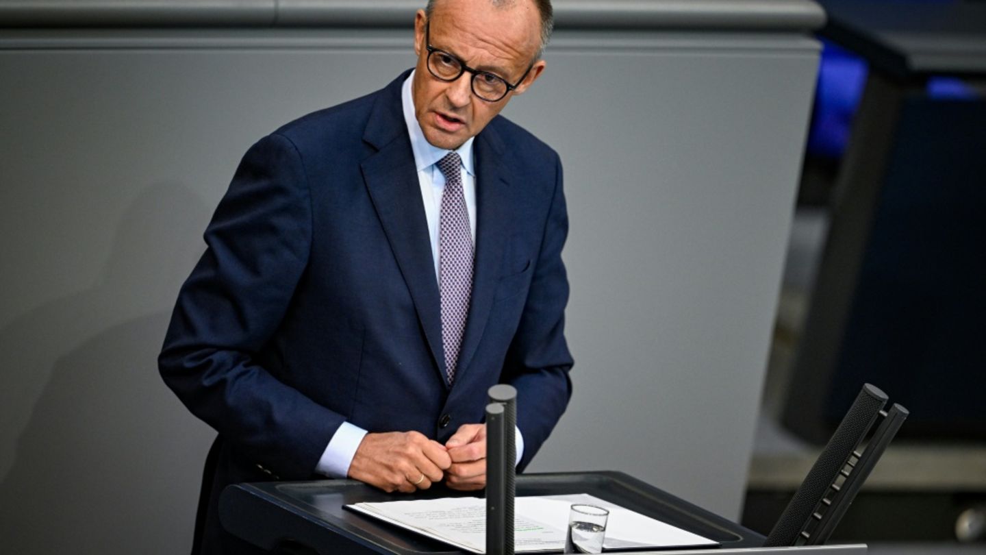 Merz am Mittwoch im Bundestag