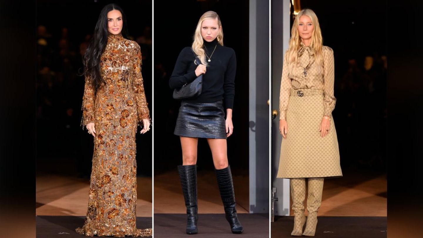 Demi Moore, Lila Moss und Gwyneth Paltrow feierten die neue Ära von Gucci mit der Premiere eines Kurzfilms auf der Mailänder M