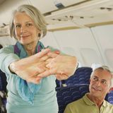 Gymnastik bei Langstreckenflügen