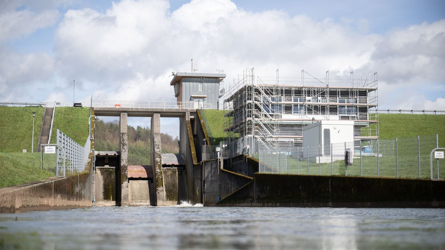Das Werk soll künftig mit bis zu neun Millionen Kubikmetern Oberflächenwasser die Trinkwasserversorgung sichern. (Archivbild) Fo