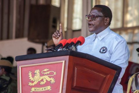 Malawis Präsident Lazarus Chakwera