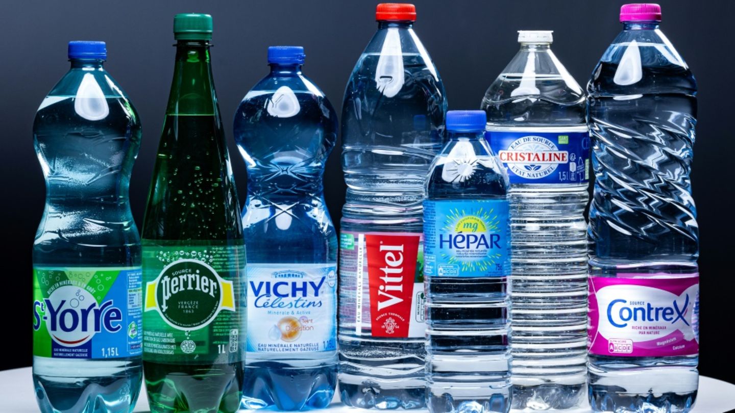 Mineralwasser-Flaschen