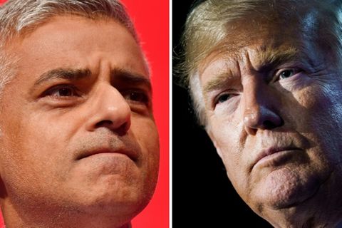 Khan (l.) und Trump gerieten schon oft aneinander