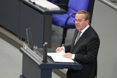 "Putin will uns, Putin will die Nato-Mitgliedstaaten provozieren", sagt Boris Pistorius. Foto: Michael Kappeler/dpa