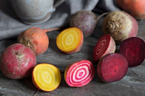 Rote Beete - verschiedene Sorten