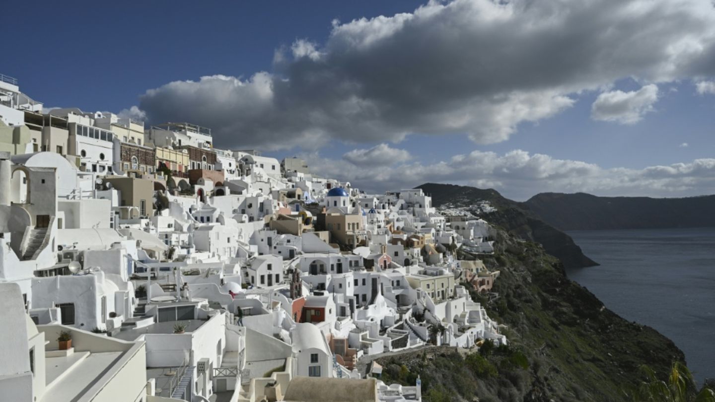 Ort Oia auf Santorini