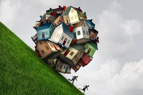 Eine Illustration zum Thema Immobilien