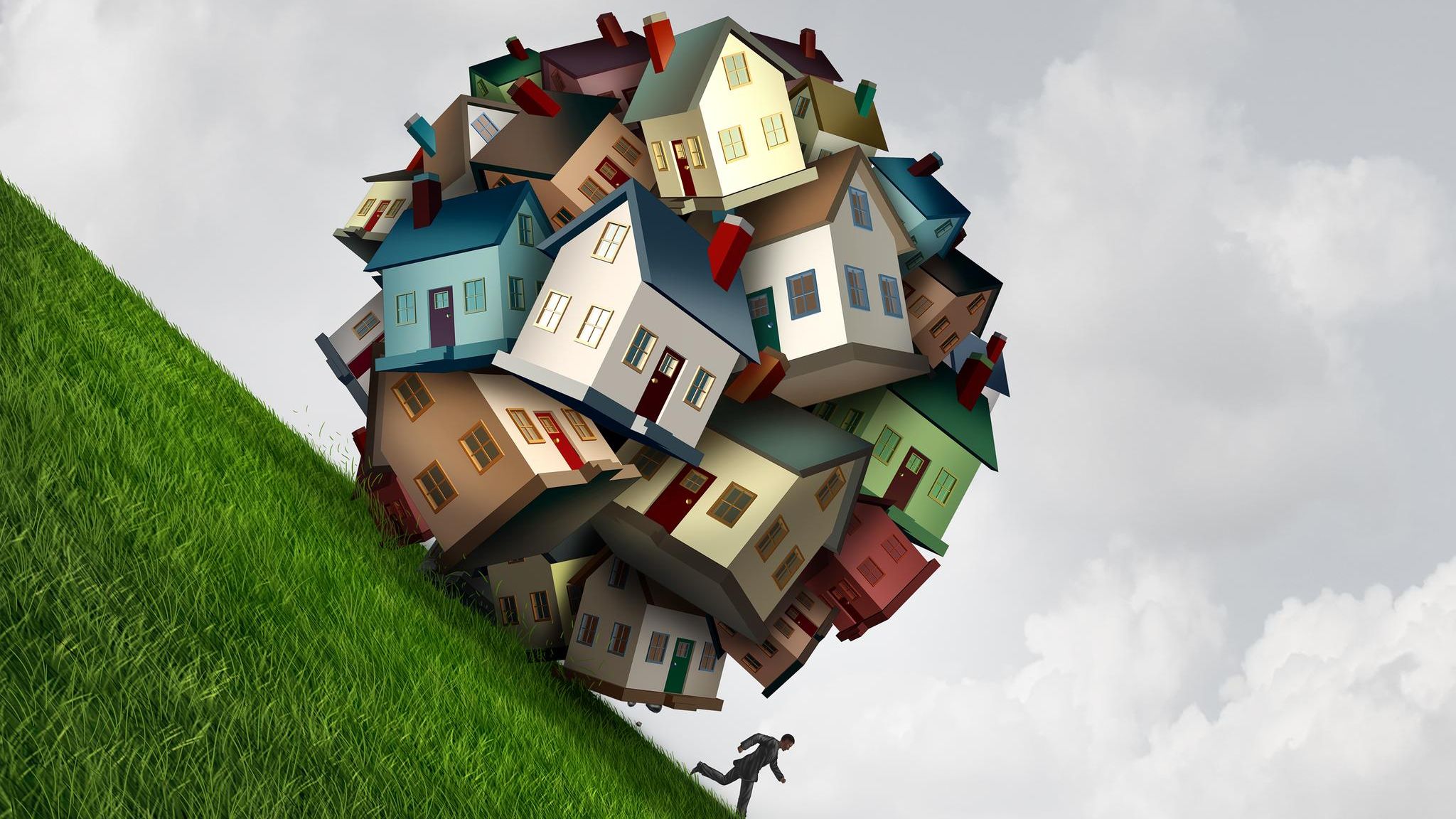 Eine Illustration zum Thema Immobilien Eine Illustration zum Thema Immobilien
