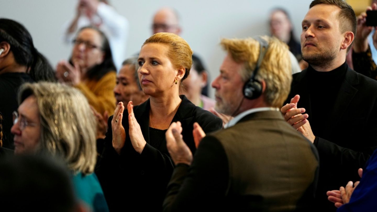 Frederiksen und Nielsen lauschen den Berichten von Opfern der Zwangsverhütung