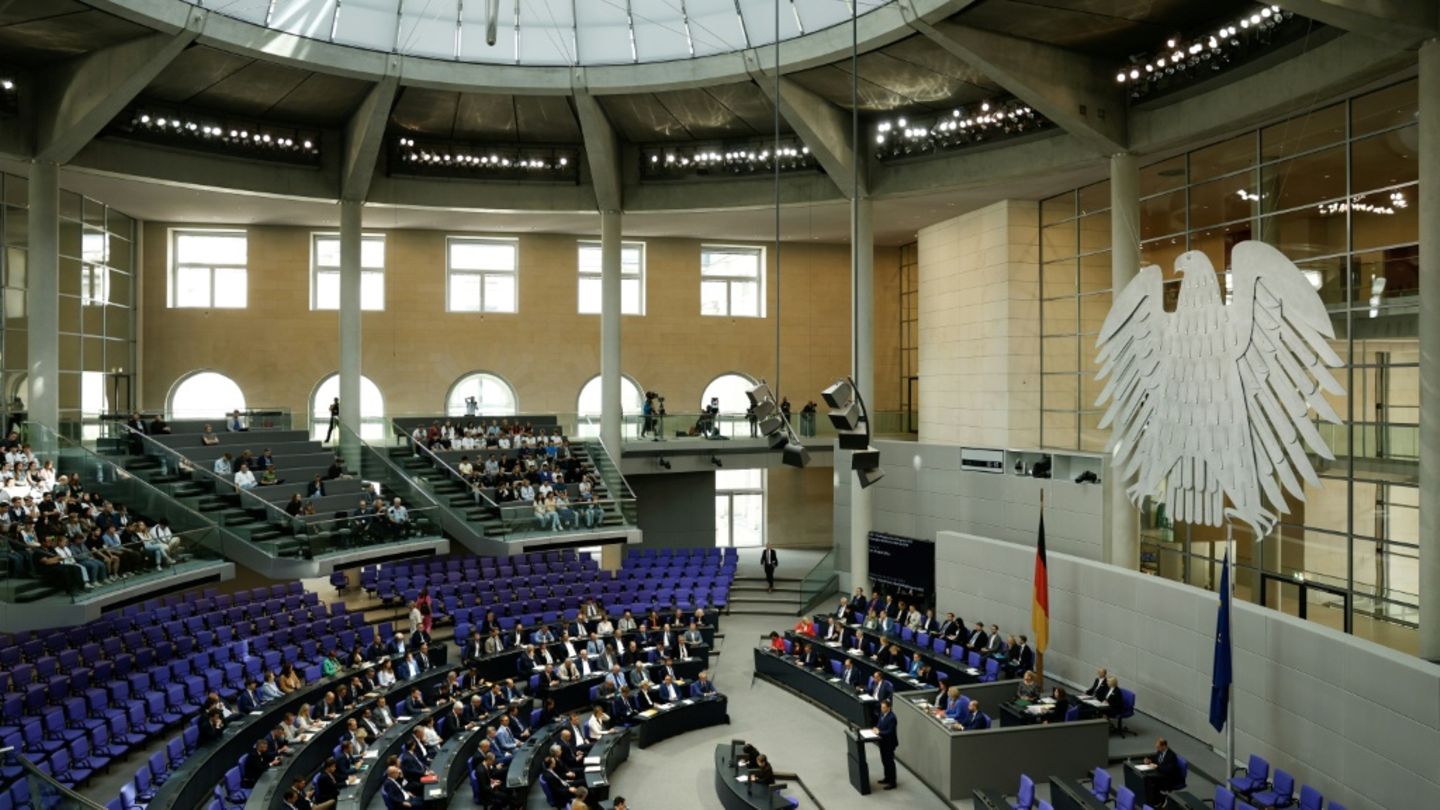 Plenarsaal des Bundestags