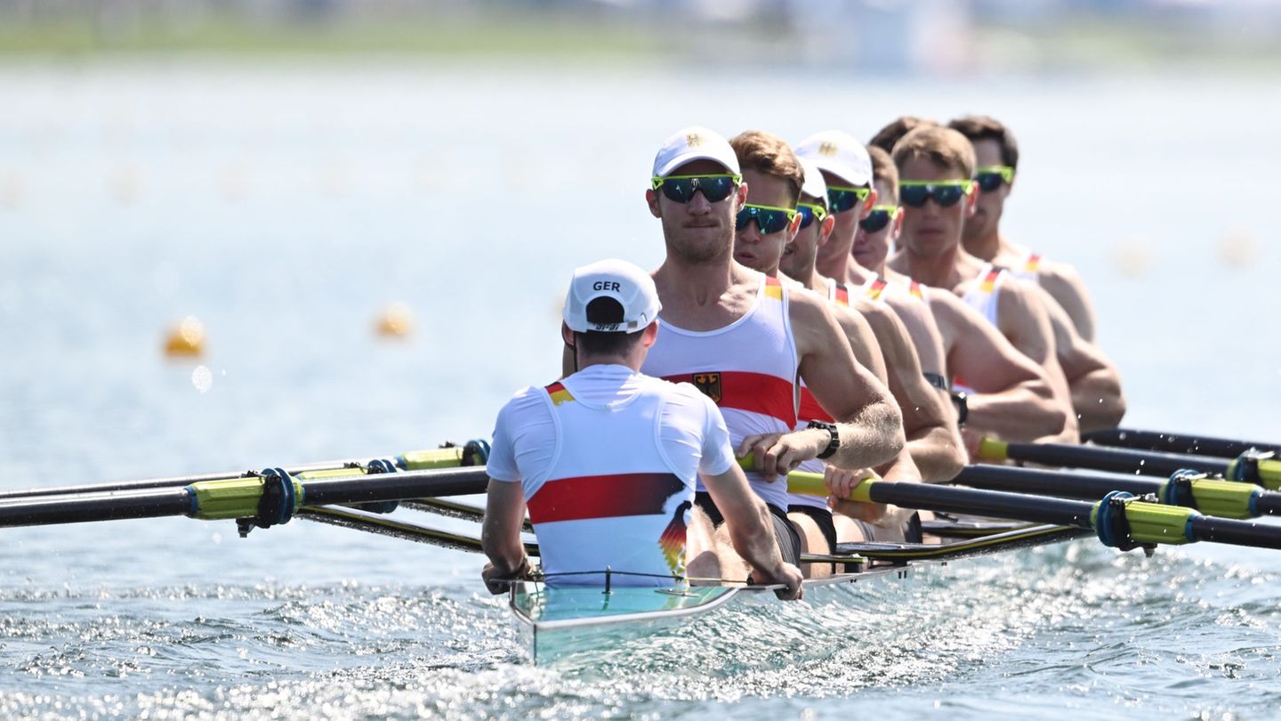 Approaching disappointment: Germany-eight misses the final at the rowing World Cup