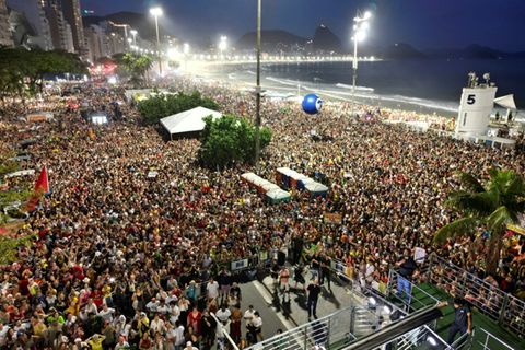 Massenprotest in Rio de Janeiro am Wochenende