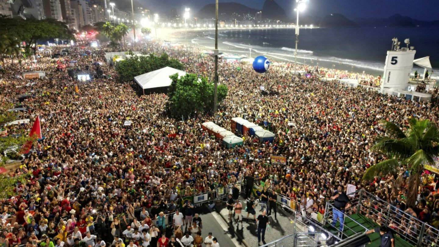 Massenprotest in Rio de Janeiro am Wochenende