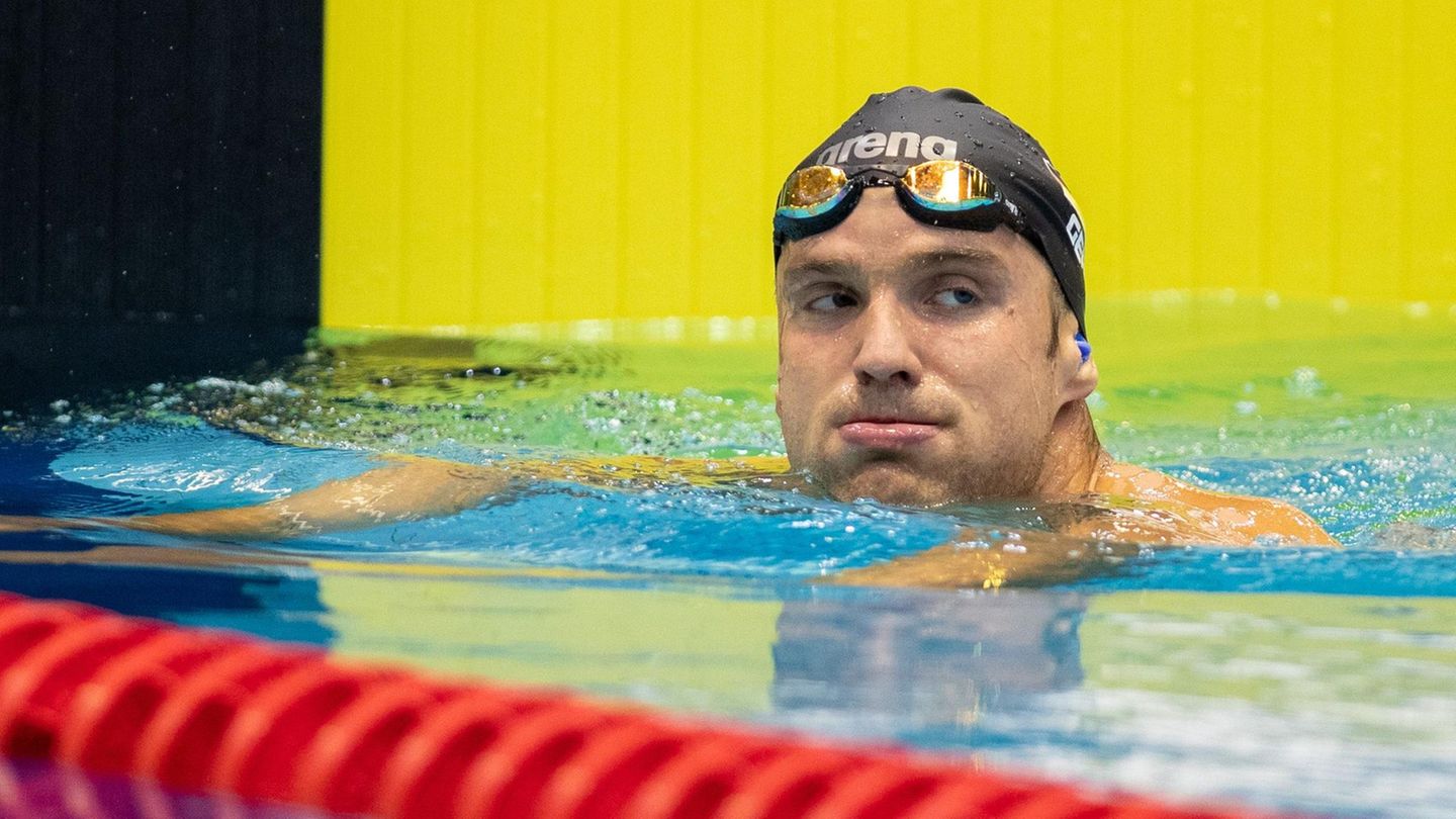 Schwimmer Marius Kusch