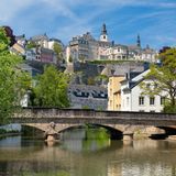 Blick auf die Stadt Luxemburg