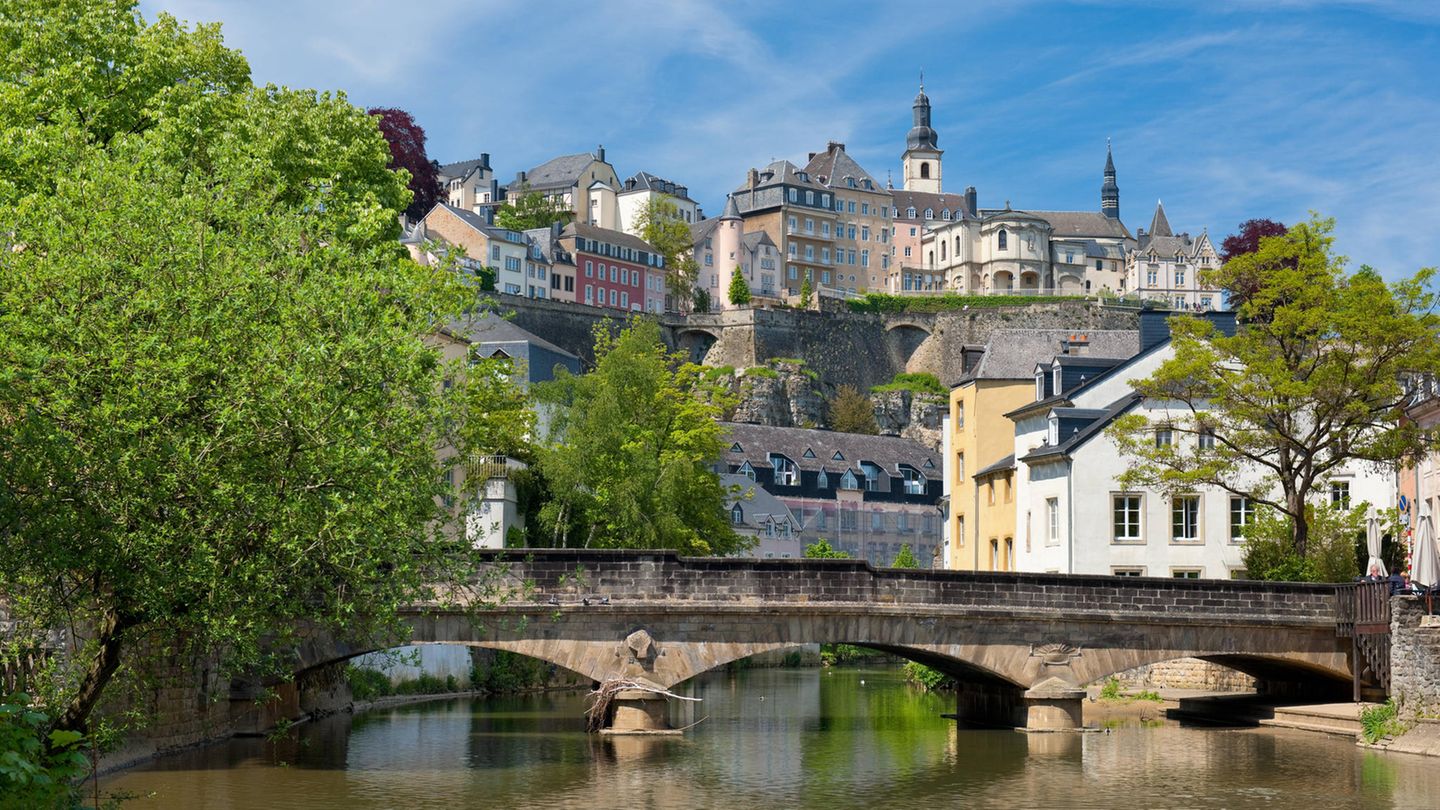 Blick auf die Stadt Luxemburg