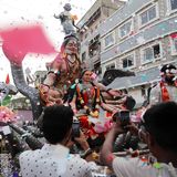 Statue der Göttin Durga